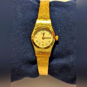 (35)Vintage CITIZEN Ladies Gold Tone CQ Quartz Dress Watch~3220-890779…